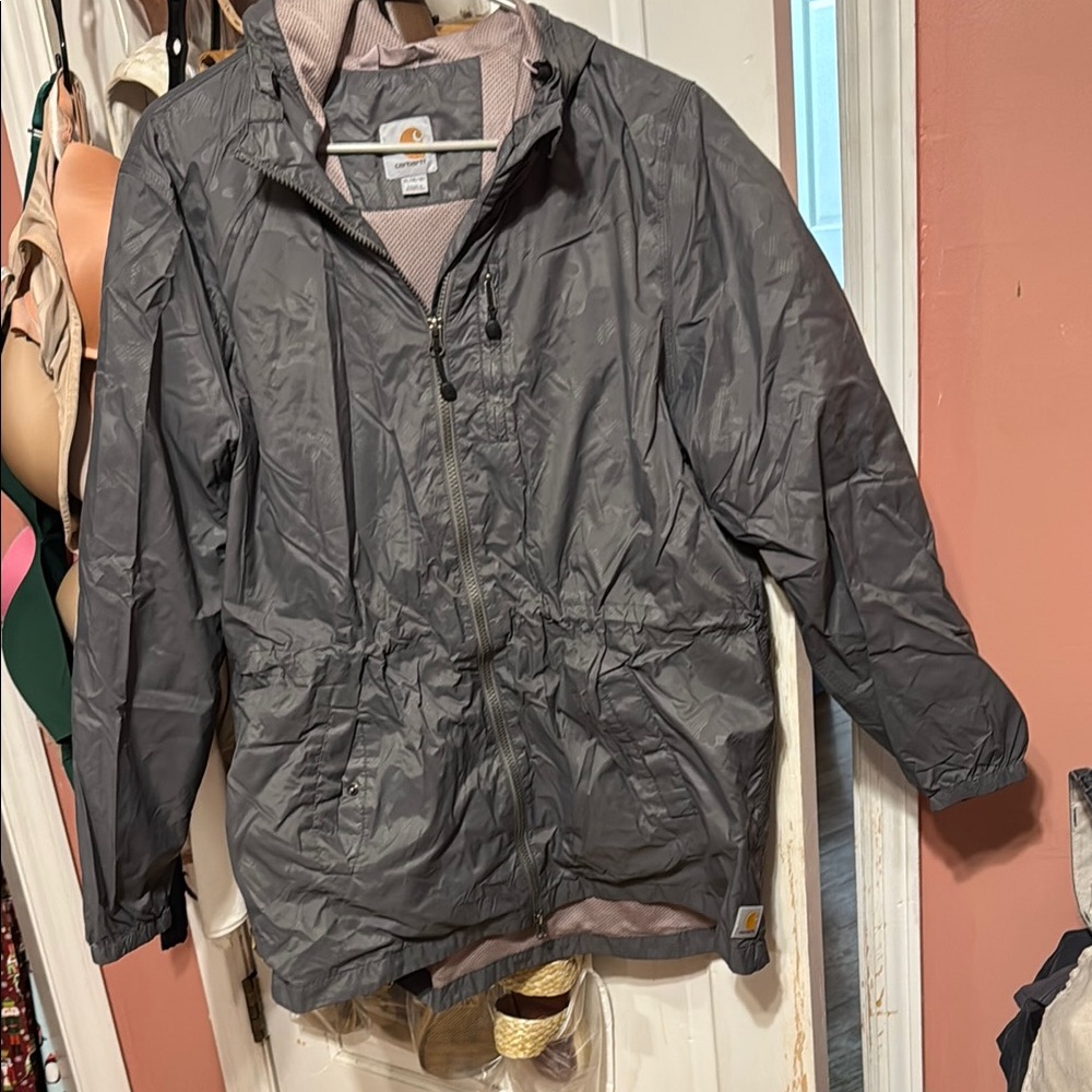 Carhartt Gray Hooded Jacket
